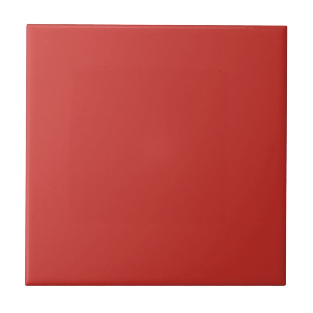 Christmas Red Solid Colour Tile (Front)