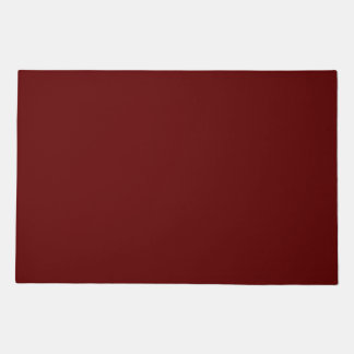 Christmas red, solid red, deep Red, plain Red  Doormat