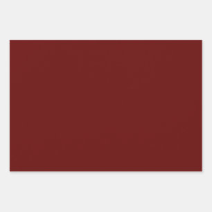 Christmas red, solid red, deep Red, plain Red  Wrapping Paper Sheet