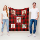 Christmas, Red Tartan Plaid, Custom Photos