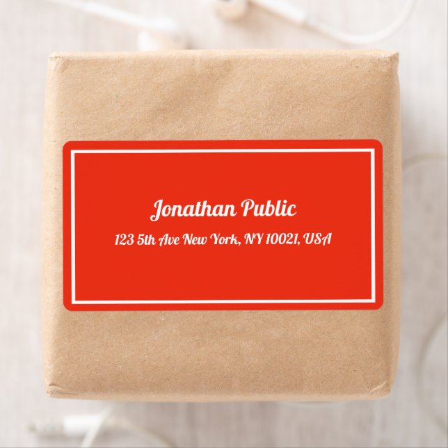 Christmas Red White Handwritten Template Shipping (Insitu)