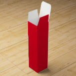 Christmas Red Wine Box<br><div class="desc">Red. This deep hue symbolizes the blood of Jesus Christ,  the person whose birth the holiday celebrates. It is also associated with Santa Claus and his distinctive outfit. In general,  red is often used to represent love,  courage and romance,  other popular holiday themes.</div>