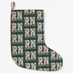 Christmas Registered Nurse Crew RN Holiday Small Christmas Stocking
