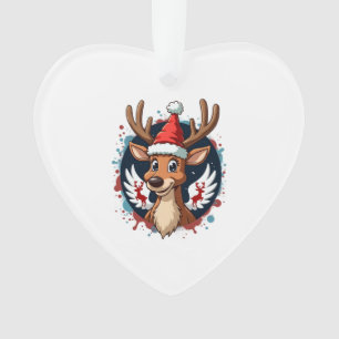 christmas Reindeer (2) Ornament