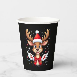 christmas Reindeer (3) Paper Cups
