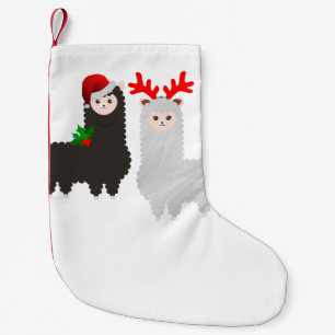 christmas reindeer alpacas stocking