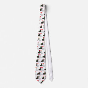 christmas reindeer alpacas tie