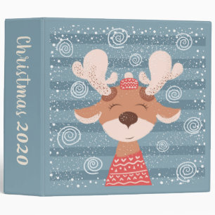 Christmas Reindeer Binder