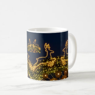 Christmas reindeer coffee mug