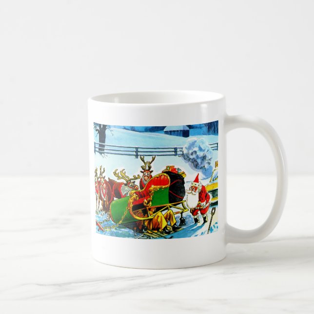 Christmas reindeer coffee mug (Right)