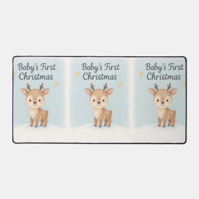 christmas reindeer cute gentle holiday  (Recto)