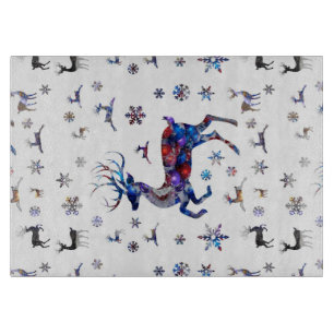 Christmas Reindeer Cutting Board