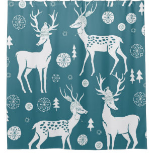 Christmas reindeer in woolly hatsdeer,reindeer,vin
