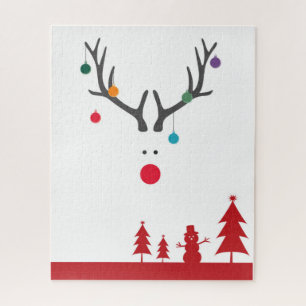 Christmas Reindeer Jigsaw Puzzle