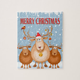 Christmas Reindeer Jigsaw Puzzle