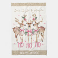 Christmas Reindeer Jingle & Mingle Personalized