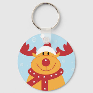 Christmas Reindeer Keychain