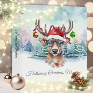 Christmas Reindeer Photo Album Binder
