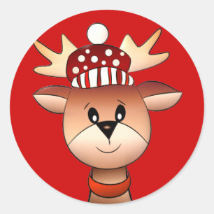 Christmas Reindeer Stickers
