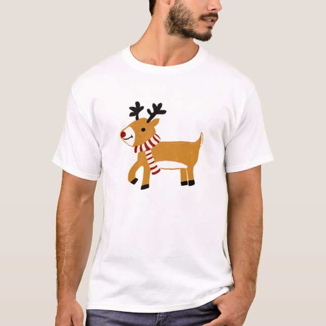 Christmas Reindeer T-Shirt (Front)