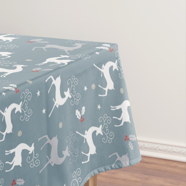 Christmas Reindeer Tablecloth (In Situ)