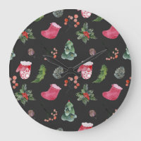 Christmas Reindeer: Watercolor Seamless Pattern