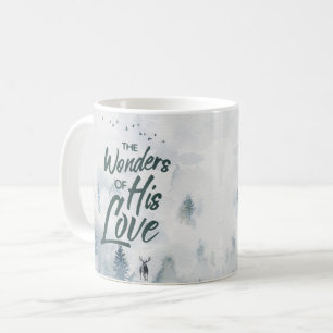 Christmas Religious Wonders of His Love Blessings Coffee Mug