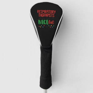 Christmas Respiratory therapist, therapy  Golf Head Cover