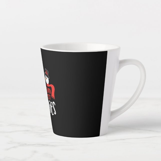 Christmas Respiratory therapist, therapy Latte Mug (Right)