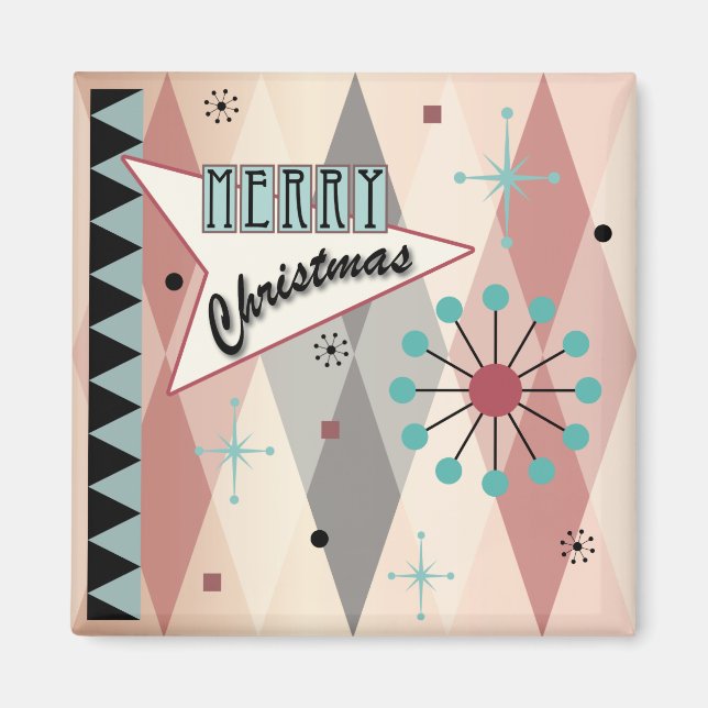Christmas Retro 01 Magnet (Devant)