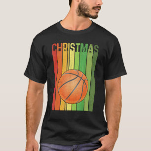 Christmas Retro Basketball Cute Group Matching Xma T-Shirt