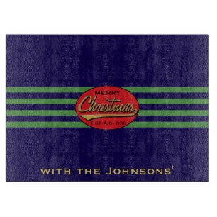 Christmas Retro Cutting Board