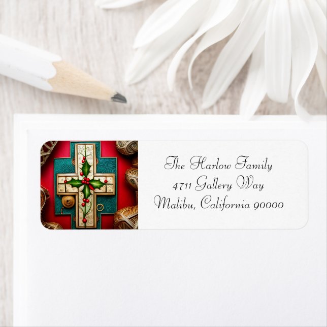 Christmas Return Address Labels (Insitu)