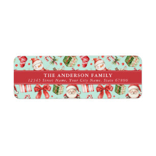 Christmas Return Address Labels