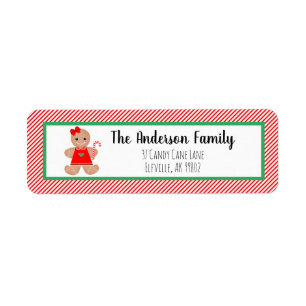 Christmas Return Address Labels