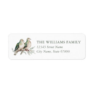 Christmas Return Address Labels