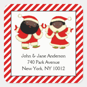 Christmas return address labels