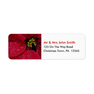 Christmas Return Address Labels