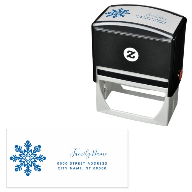 Christmas Return Address Self-inking Stamp (In Situ)