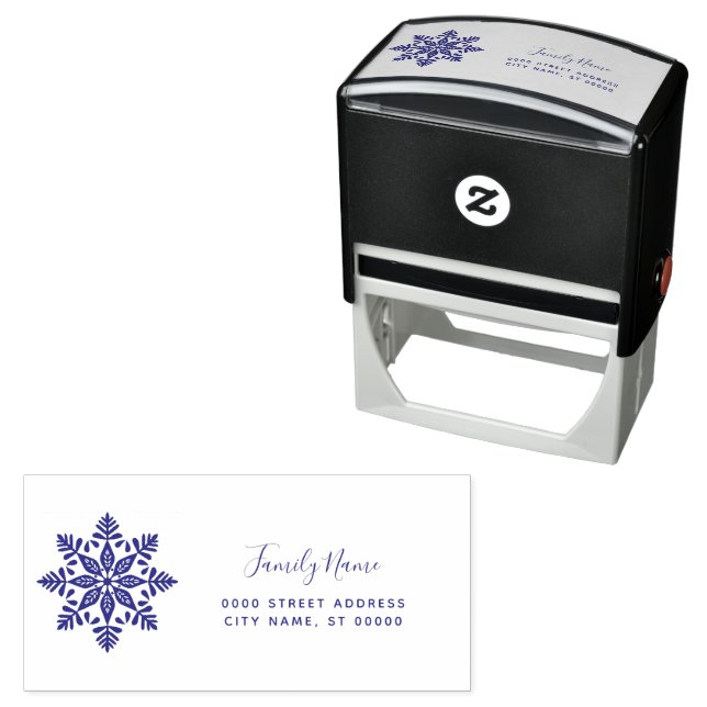 Christmas Return Address Self-inking Stamp (In Situ)