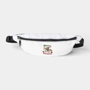 Christmas Rhino Merry Christmas Unicorn Rhino T-Sh Fanny Pack