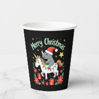 Christmas Rhino Merry Christmas Unicorn Rhino T-Sh