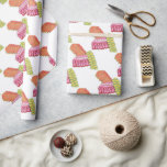 Christmas Ribbon Candy Candies Holiday Sweets Wrapping Paper<br><div class="desc">Wrapping paper features an original marker illustration of colourful Christmas ribbon candy treats. Perfect for wrapping holiday gifts!

This design is also available on other products. Don't see what you're looking for? Need help with customization? Contact Rebecca to have something designed just for you.</div>
