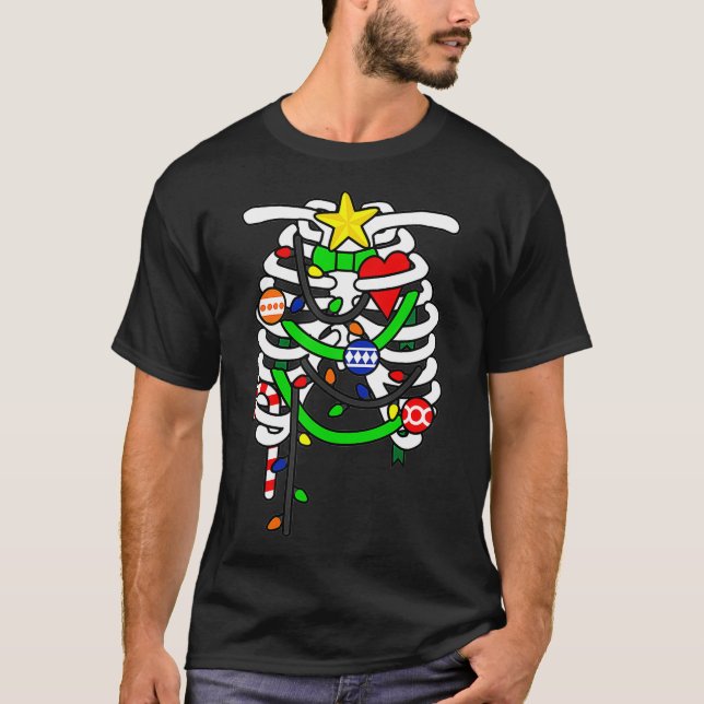 Christmas Ribs Interventional Radiology Nurse Gift T-Shirt (Front)