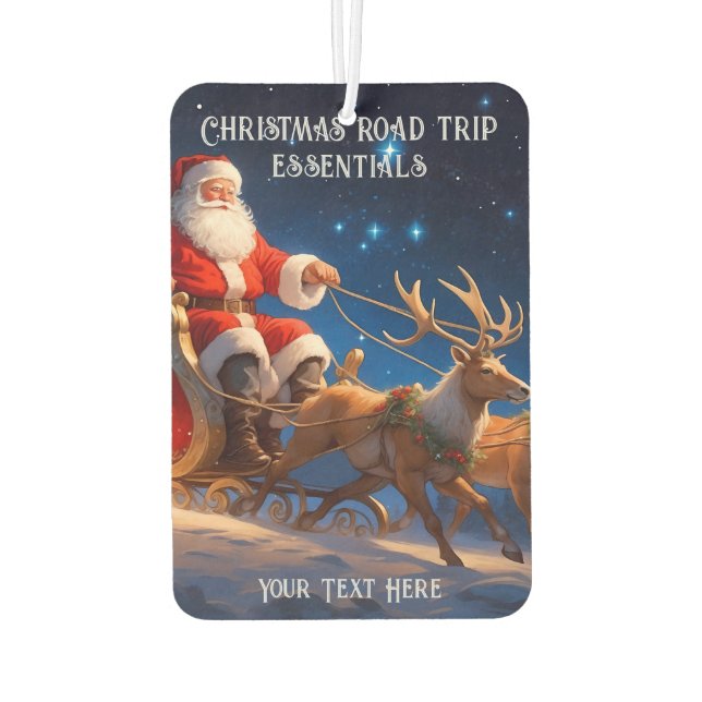  Christmas road trip essentials Air Freshener (Back)