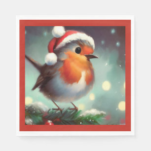 Christmas Robin 2 Napkin