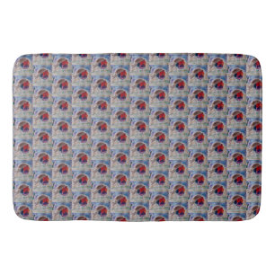 Christmas Robin Bath Mat