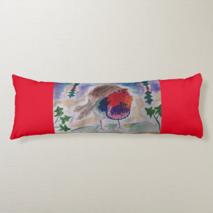 Christmas Robin Body Pillow