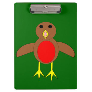 Christmas Robin Clipboard