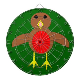 Christmas Robin Dart Board